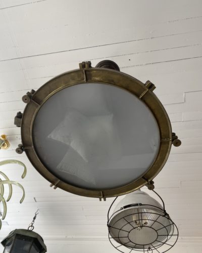 Vintage Industrial Nautical Pendant - Image 2