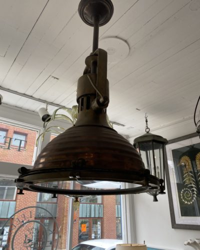 Vintage Industrial Nautical Pendant - Image 3