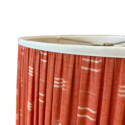 Orange Ikat Fabric Lampshade - Image 2