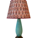 Paisley Print Mughal Cotton Fabric Lampshade - Image 2