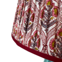 Paisley Print Mughal Cotton Fabric Lampshade - Image 5