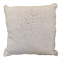 Early 1900's White Homespun Pillows with Flange