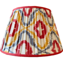 Primary Colored Ikat Lampshade